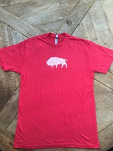 MEN'S CLASSIC TRIBLEND TEE - VINTAGE RED