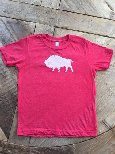 KIDS CLASSIC TRIBLEND TEE - VINTAGE RED